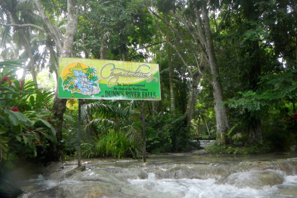 Dunns River Falls with kids