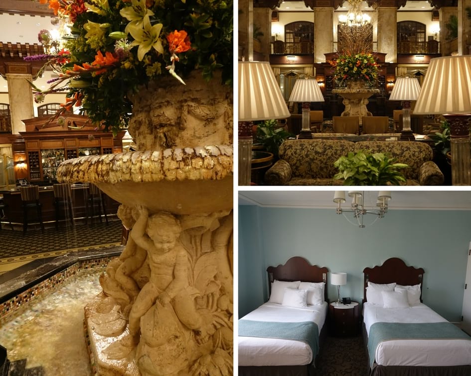 The beautiful Peabody Hotel Memphis TN