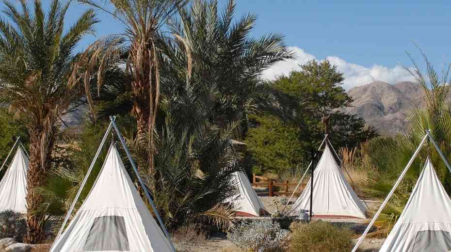 teepee glamping at living desert starry safari- palm springs glamping