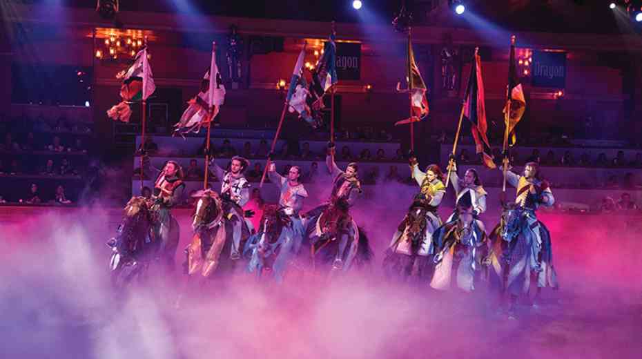 Tournament of Kings at Excalibur family las vegas show