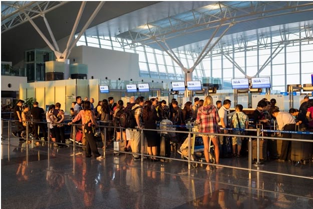 Busy Airports during the holidays