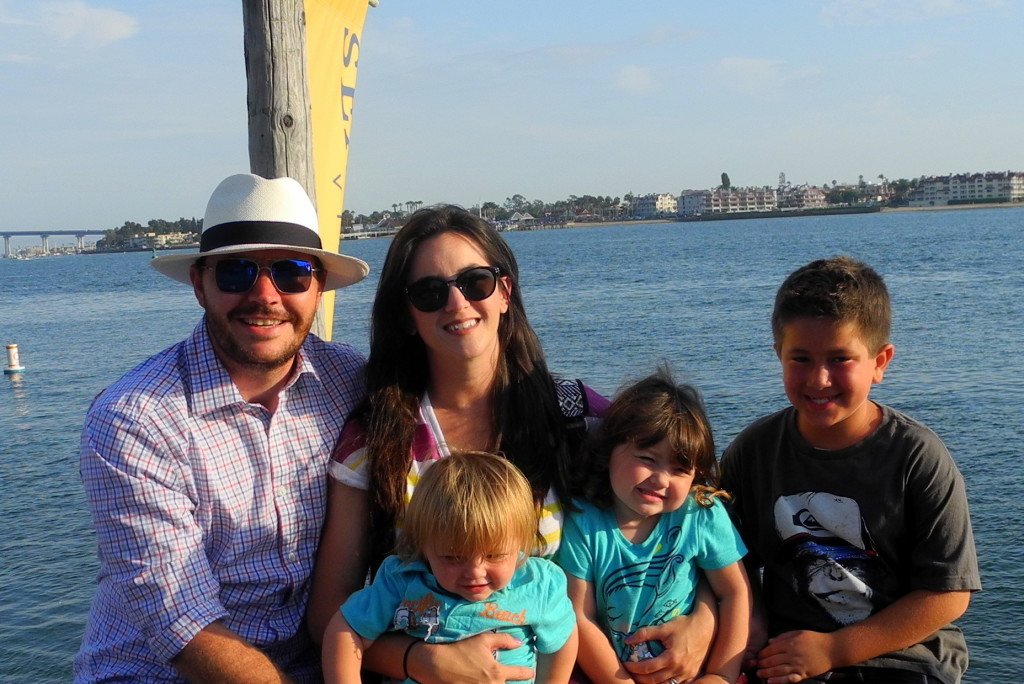 family at Seaport Village