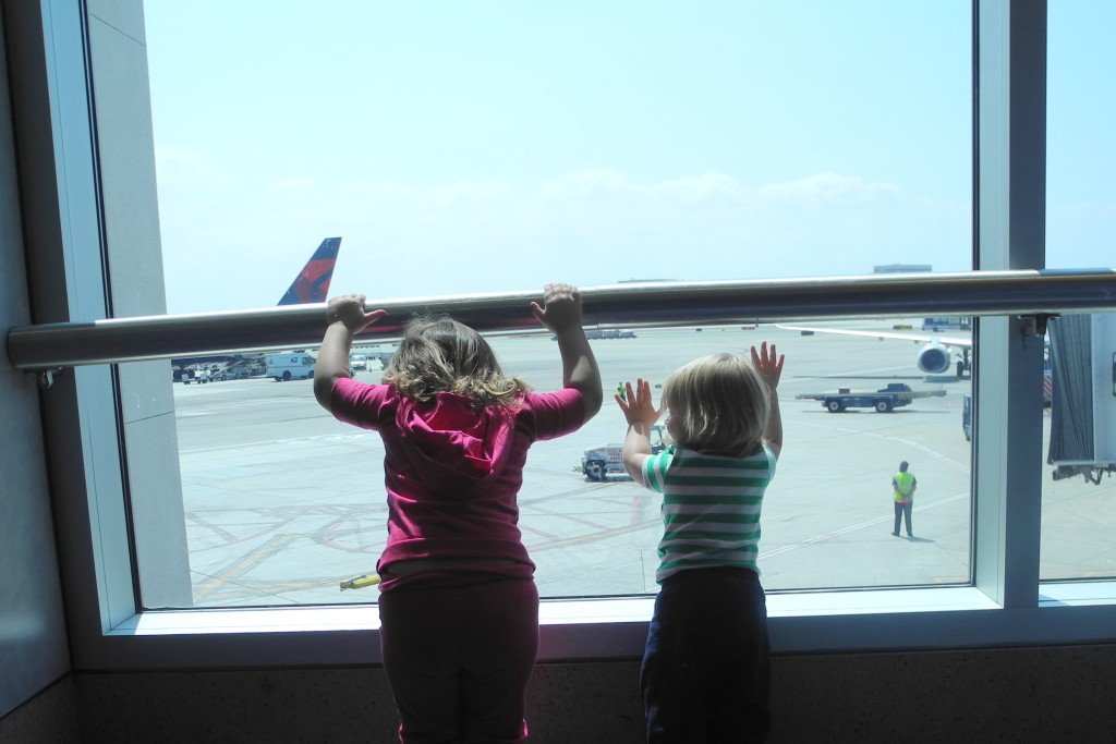 Flying with kids