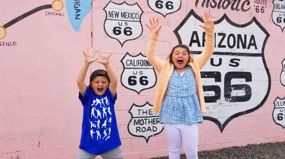 Easy Route 66 Family Road Trip Itinerary (LA to Santa Fe)