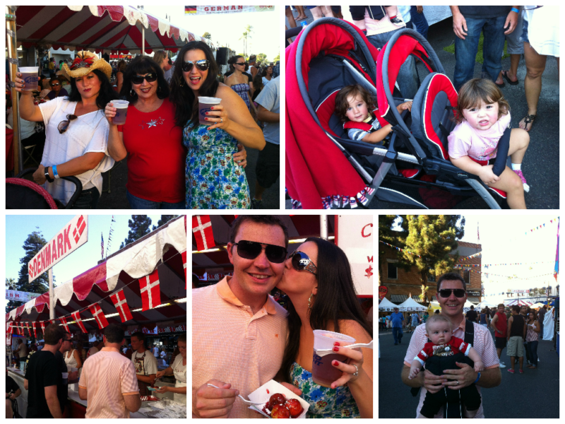 International street fair at orange circle
