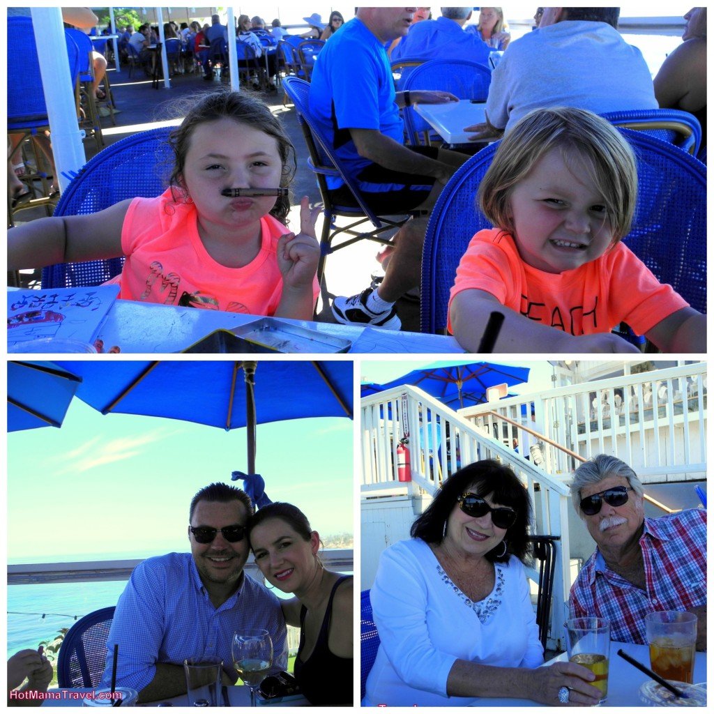 Laguna Beach with kids Lunch The Cliff