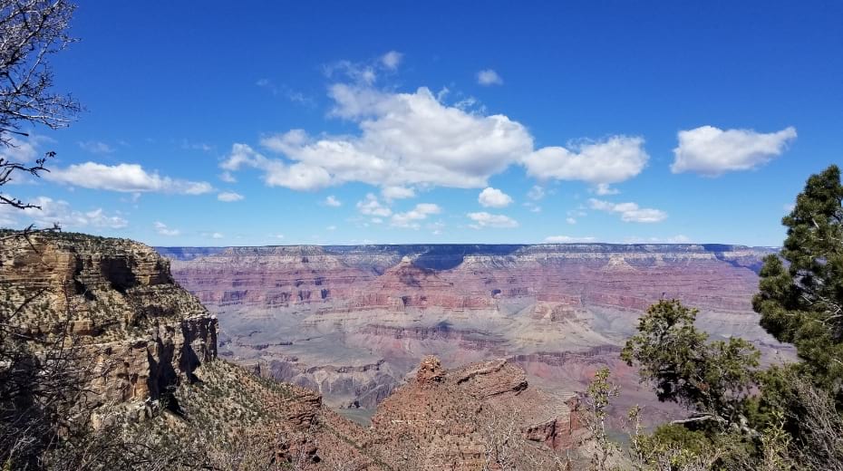 Stunning view from Grand Canyon South Rim