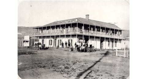 Old Photo of original Cosmopolitan Hotel