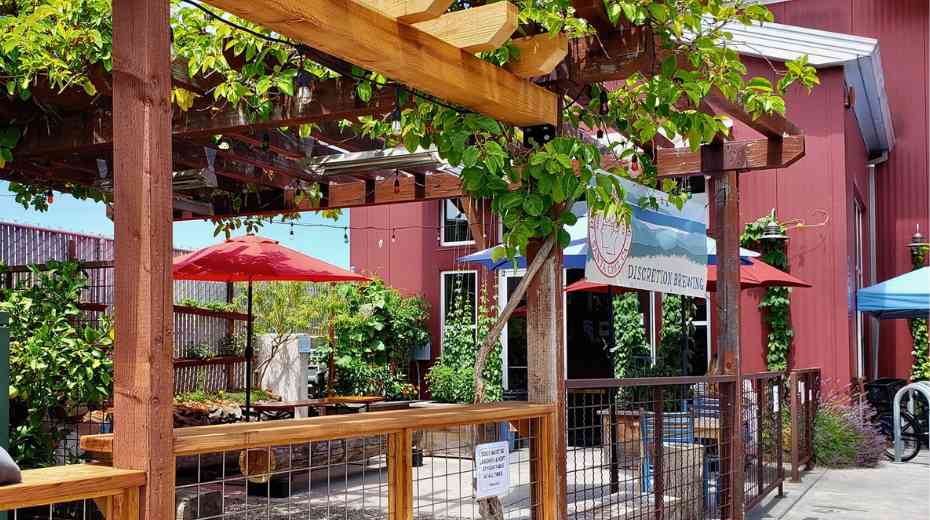 family-friendly Discretion Brewing in Santa Cruz