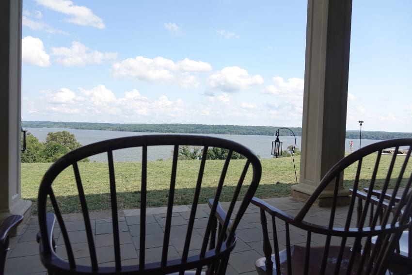 View of Potomac River from Patio at Mount Vernon